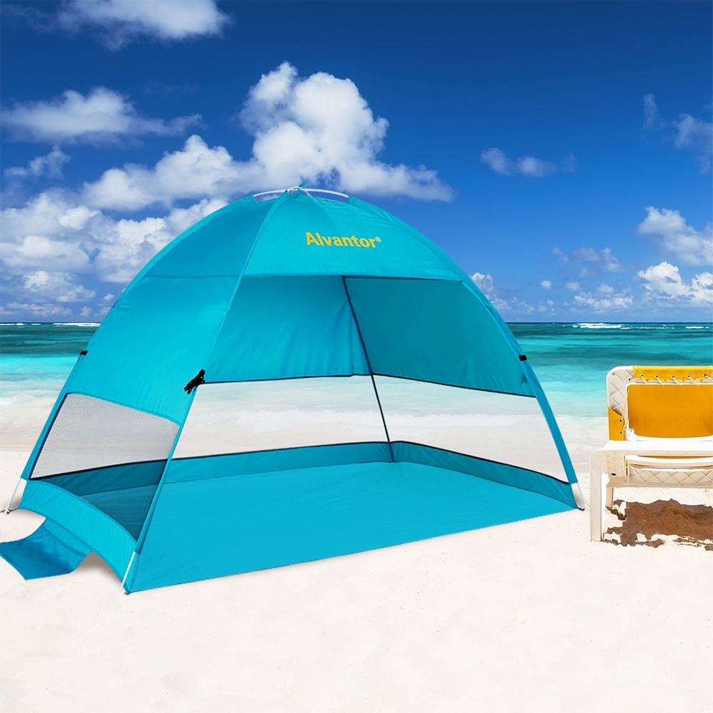 Beach Tent Pop-Up Beach Umbrella Sun Shelter Pop Up UV50+ Canpoy by Alvantor, Coolhut Plus - image 1 of 7
