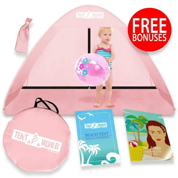 Beach Tent Popup "Mercury" - Pink