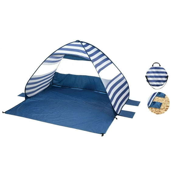 Beach Tent Sun Shade, Beach Sun Shelter Canopy Tent, Lightweight, Pop-up Easy Set Up with Portable Carry Case