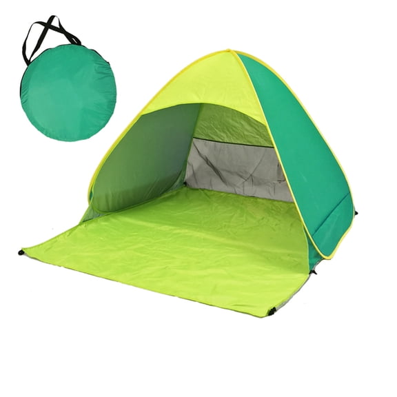 Beach Tent Sun Shelter, Full-Automatic Portable Sun Shelter Head Shade Protection Tent with UPF 50+ UV Protection for 2-3 Person, for Personal Sun Protection/Shelter Windproof and Sand-Proof
