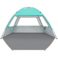 thumbnail image 1 of Beach Tent Sun Shelter for 3/4-5/6-7/8-10 Person, UPF 50+ UV Protection Beach Canopy, Lightweight and Easy Setup Cabana, Portable Shade Tent, 1 of 14