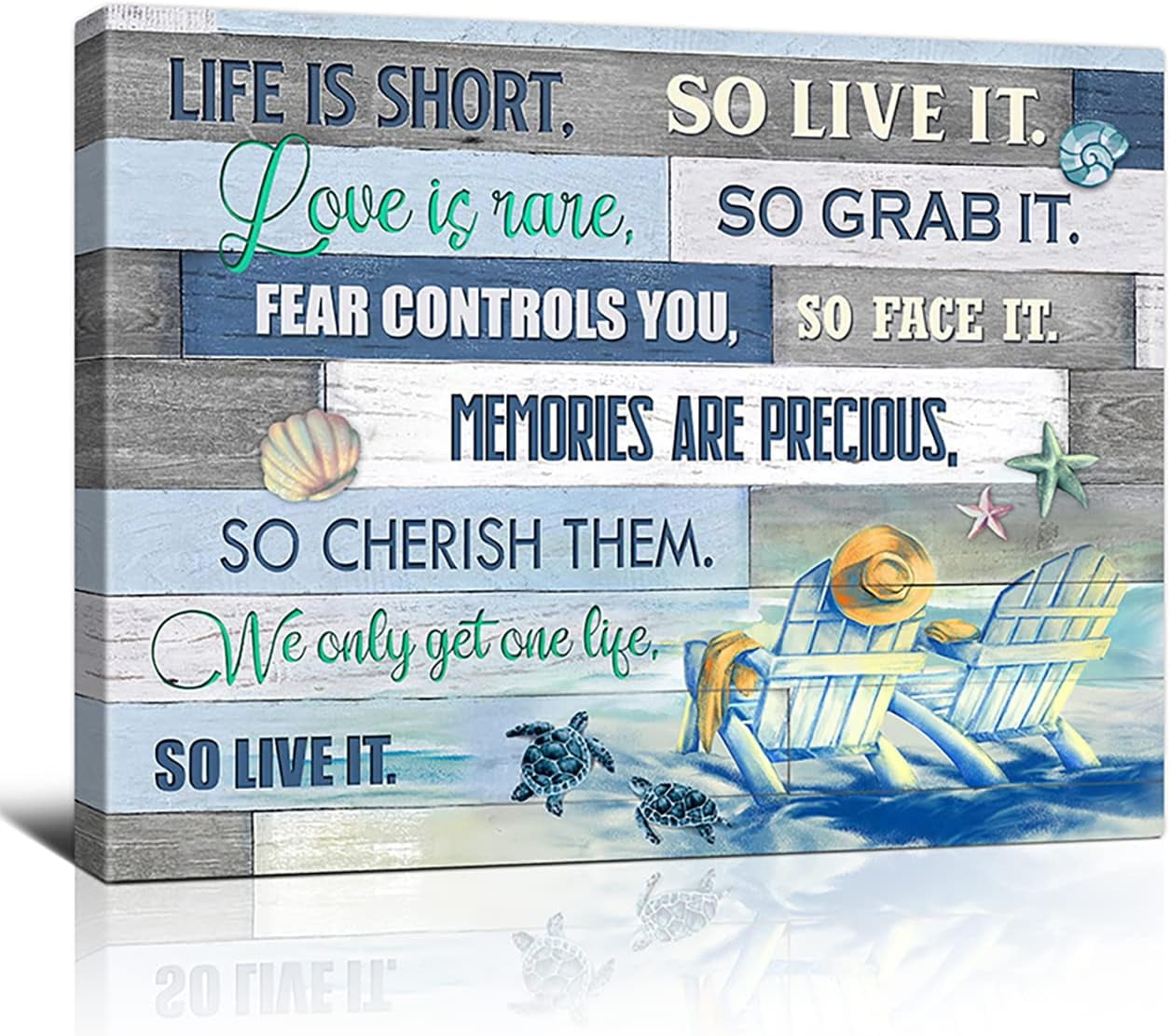 Beach Theme Bathroom Decor Wall Art Ocean Teal Turtle Pictures Sea