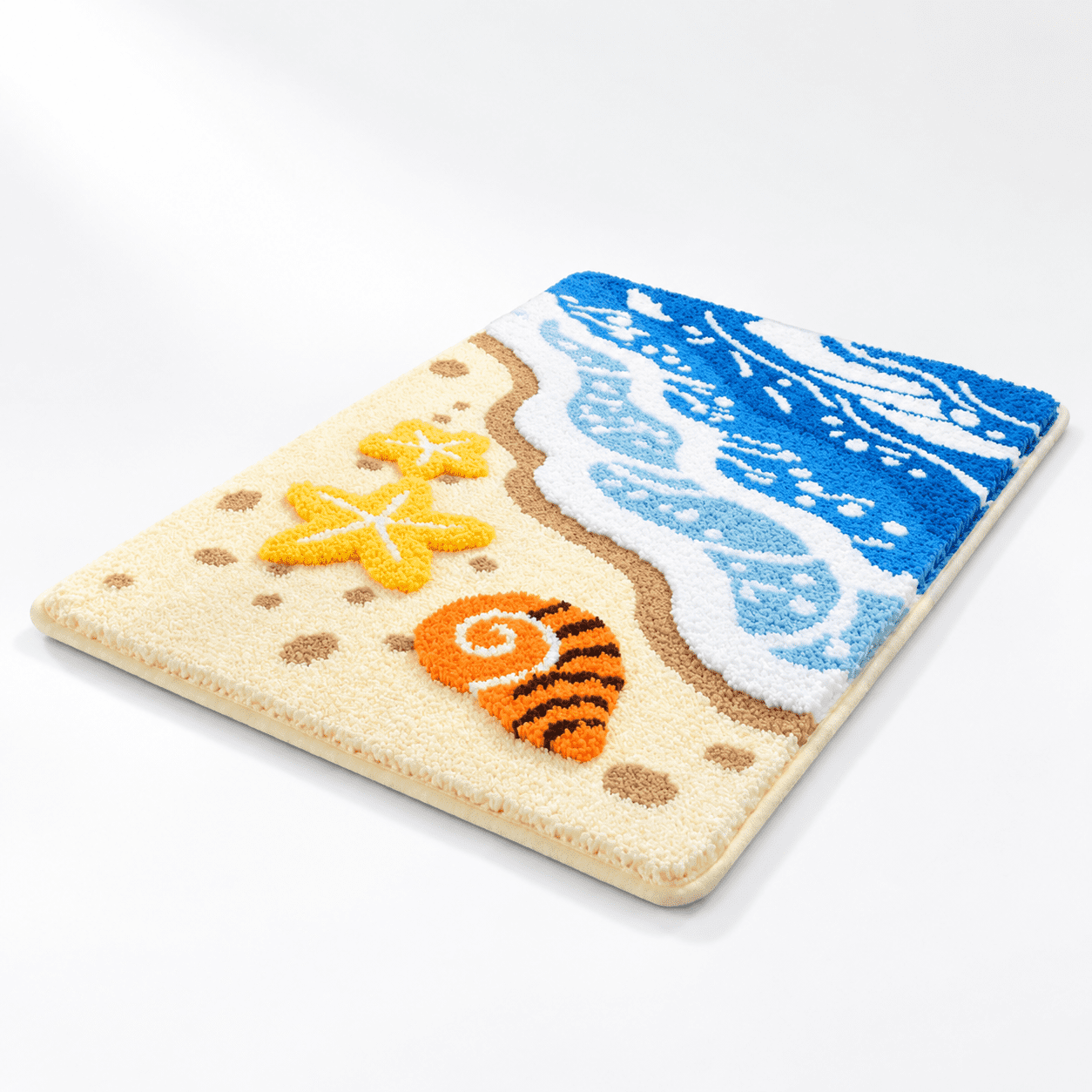 Beach Theme Bathroom Rugs Cute Starfish Bath Mat 24