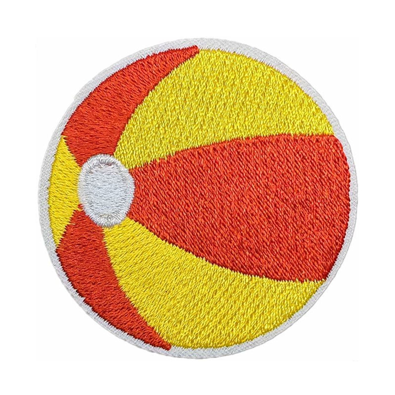 Beach Theme Embroidered Iron on Patches Embroidery Applique Patches ...