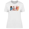 thumbnail image 1 of Beach Themed Animals T-Shirt Women -Image by Shutterstock, Female Medium, 1 of 2