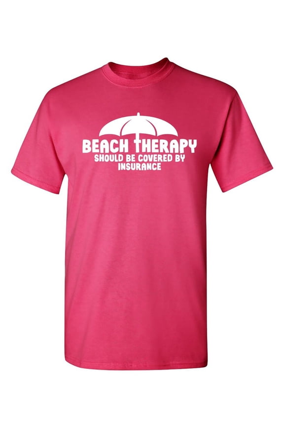 Beach Therapy Sarcastic Humor Graphic Tees Gift For Mens Novelty Funny T Shirt
