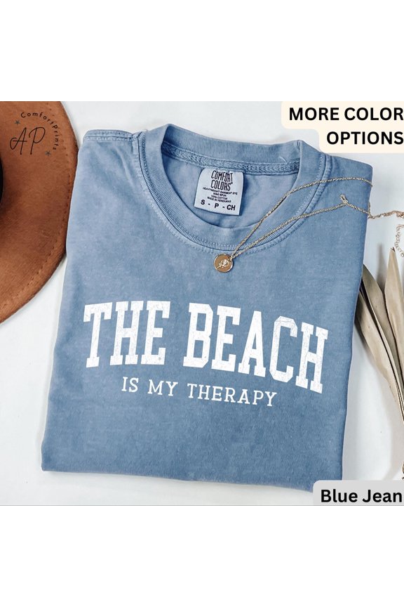 Beach Therapy TShirt Summer Vacation Shirt Family Travel Tee