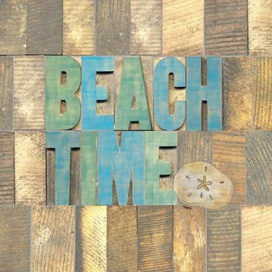 Beach Time II Canvas Art - Tara Reed (24 x 24)