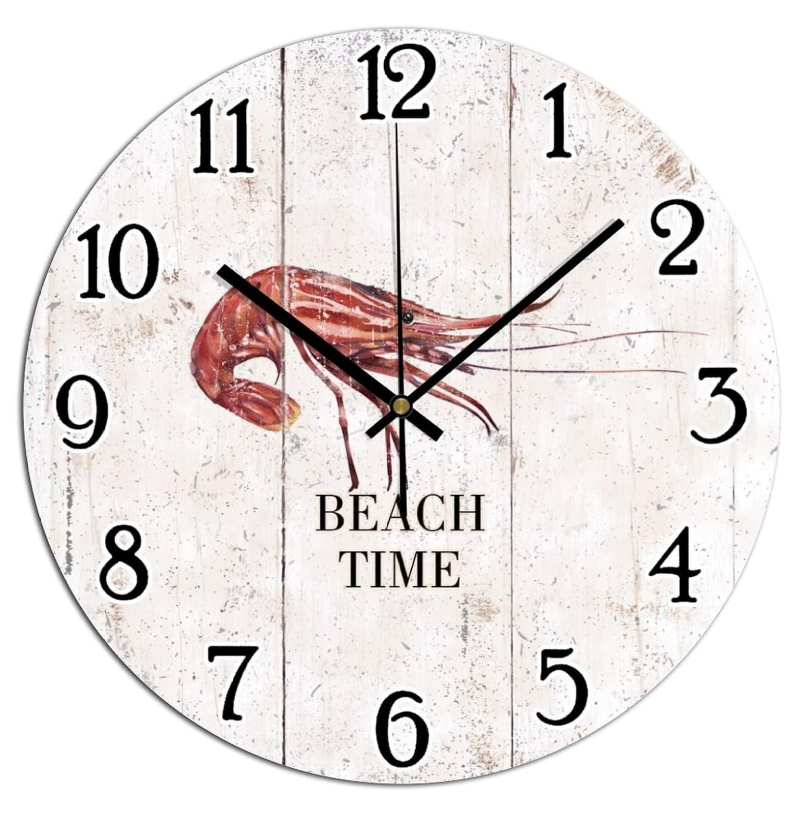 Beach Time PVC Clocks Beach Ocean Theme Clocks Lobster Clock Hanging ...