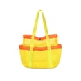 thumbnail image 1 of Beach Tote Bag Yellow Multi Pocket Large Capacity Mesh Storage Bag For Outdoor Beach Swimming 1 Pack, 1 of 5