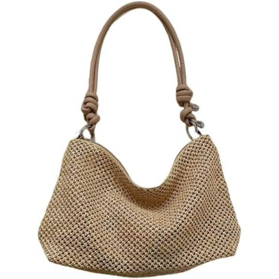 Beach Tote Bags for Women, Summer Slouchy Hobo Shoulder Crossbody Bag Womens Boho Purses and Handbags