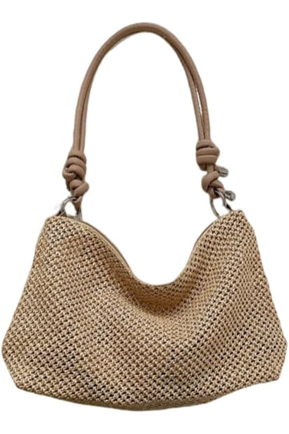 Beach Tote Bags for Women, Summer Slouchy Hobo Shoulder Crossbody Bag Womens Boho Purses and Handbags