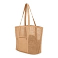 thumbnail image 1 of Beach Tote Mesh Large Capacity Casual Travel Bag Handbag Waterproof Lightweight Foldable For Women Summer Vacation Indoor Outdoor, 1 of 7