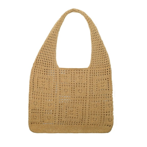 Beach Totes Bag for Women, Crochet Beach Bag Tote, Small Knit Bag Shoulder Bag for Travel