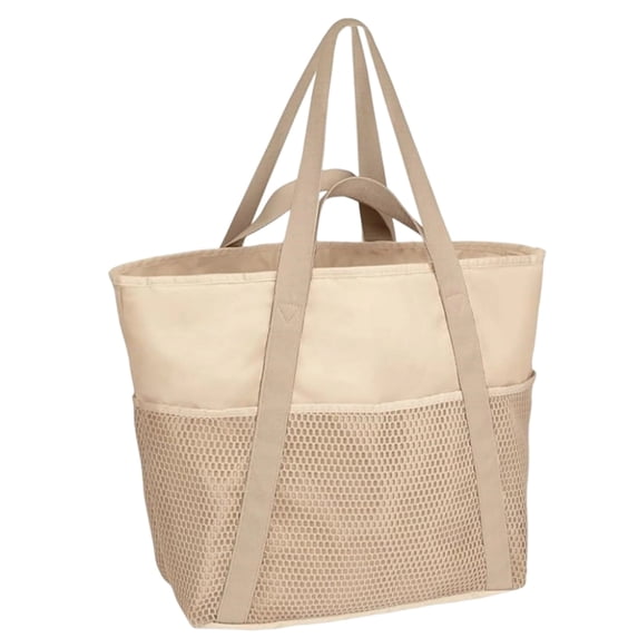 Beach Totes Bags for Women Mesh Large Capacity Casual Travel Handbags Waterproof for Vacation Gym Daily