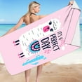thumbnail image 1 of kladzum Beach Towels Microfiber Beach Towel Super Lightweight Colorful Bath Towel Sandproof Beach Blanket Multi-Purpose Towel for Travel Swimming Pool 30x60 Inch, 1 of 4