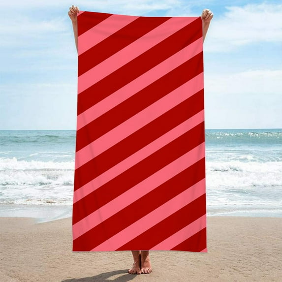 Beach Towel,35"x71" Microfiber Beach Towels for Travel, Absorbent Quick Dry Towel for Swimmers Pool Sand Proof Beach Towels for Women Men Girls Kids, Beach Accessories