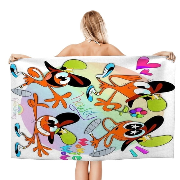 Beach Towel Bath Towels for Wander Over Yonder Kids Boys Girs Gifts Soft & Absorbent for Bathroom Travel Camping Vacation 31.5×63 inch