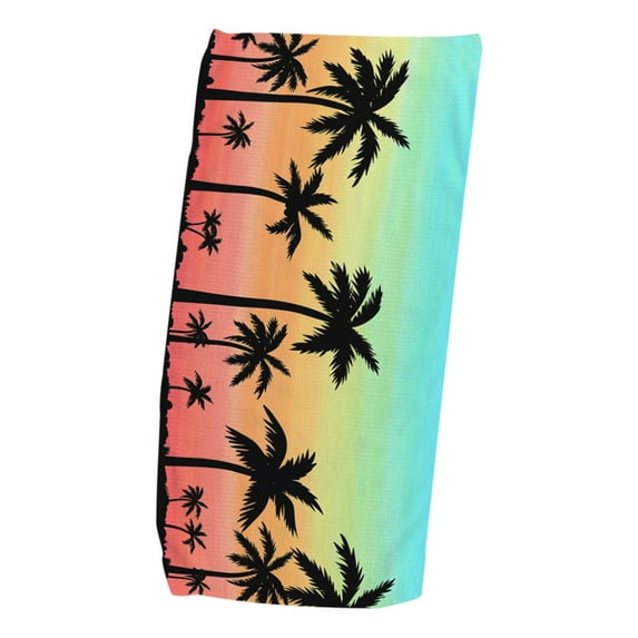 Beach Towel,Beach Towels Oversized,Square Double-sided Towel Quick Drying Cloth Beach Towel Printed Microfiber Beach Swimming Towel for Travel Sports Pool Swimming Bath Yoga 59x29.53 inch