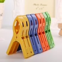 Beach Towel Clips, Heavy-Duty Chair Clips Towel Holder, Plastic Clothes Hanging Clip Clamps, Non-, Towel Holder in Colors, 8 Pcs, 2.95x1.77"