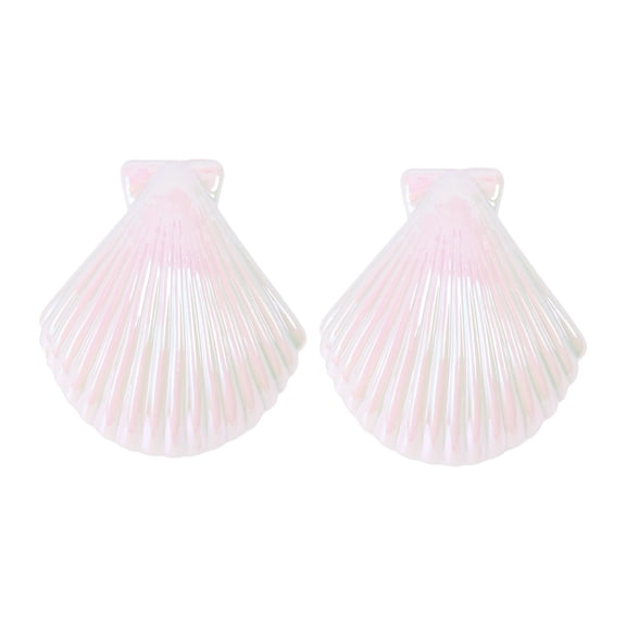 Beach Towel Clips Shell Shape Windproof Pool Accessories Seaside Blanket Holders Summer Travel Chair Clamp Vacation Essentials C