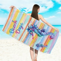 Beach Towel Adult Microfiber Summer Towel Ideal Gift For Girlfriend ...