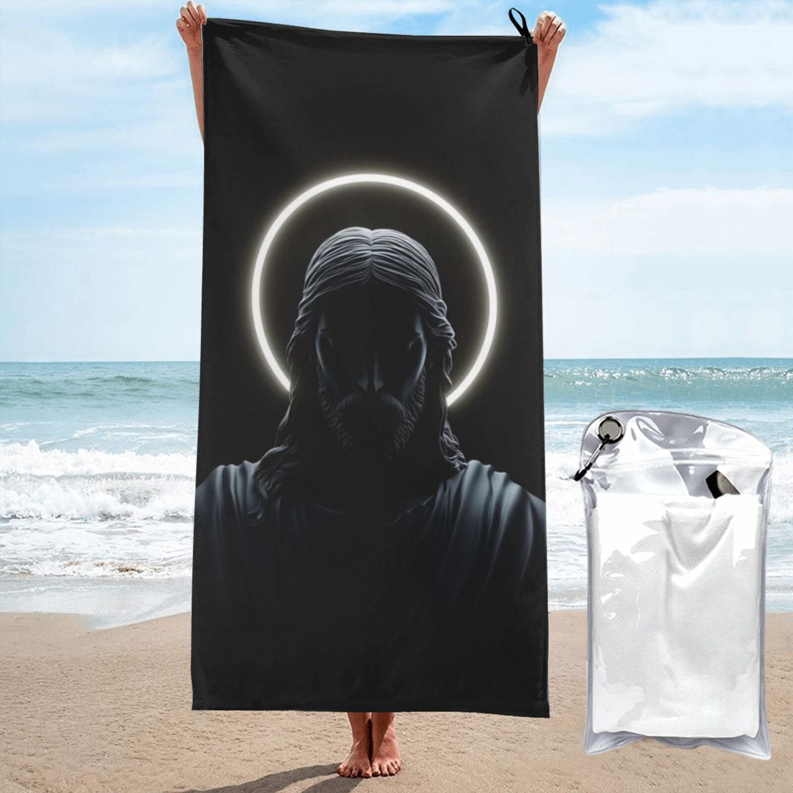 Trust Seek Pray Beach Towel