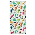thumbnail image 1 of Beach Towel,Microfiber Beach Towel,Dinosaur Color Printed Quick Drying Beach Towel Bath Towel Wrap Towel Bath Towel Sand Proof,Absorbent Beach Blanket for Swimming,Sports,Gym 63x31.5 inch, 1 of 6