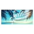 thumbnail image 1 of Beach Towel,Microfiber Beach Towel,Oversized Lightweight Quick Dry Sand Proof,Absorbent Sunshine Towel Fiber Soft Beach Towel Bath Towel for Travel Sports Swimming Pool 55.12x27.57 inch, 1 of 7