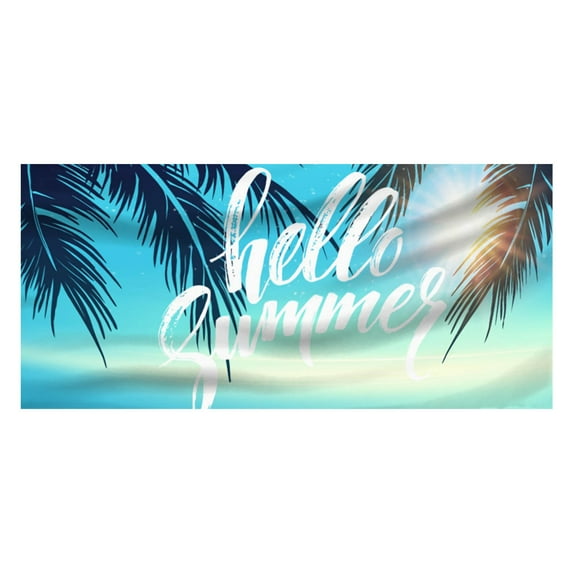 Beach Towel,Microfiber Beach Towel,Oversized Lightweight Quick Dry Sand Proof,Absorbent Sunshine Towel Fiber Soft Beach Towel Bath Towel for Travel Sports Swimming Pool 55.12x27.57 inch