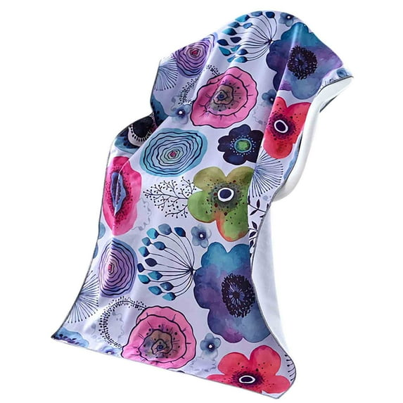 Beach Towel Microfiber Beach Towel Printed Pattern Beach Towels Super Lightweight Colorful Bath Towel Sandproof Beach Blanket Multi-Purpose Towel For Travel Swimming Pool 59.1x27.7 inch
