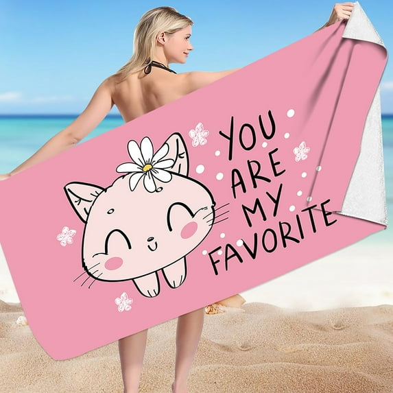 Beach Towel Microfiber Lightweight Beach Towel,Microfiber Beach Towel Super Lightweight Colorful Bath Towel Sandproof Beach Blanket Multi-Purpose Towel For Travel Swimming Pool 30x60 Inch