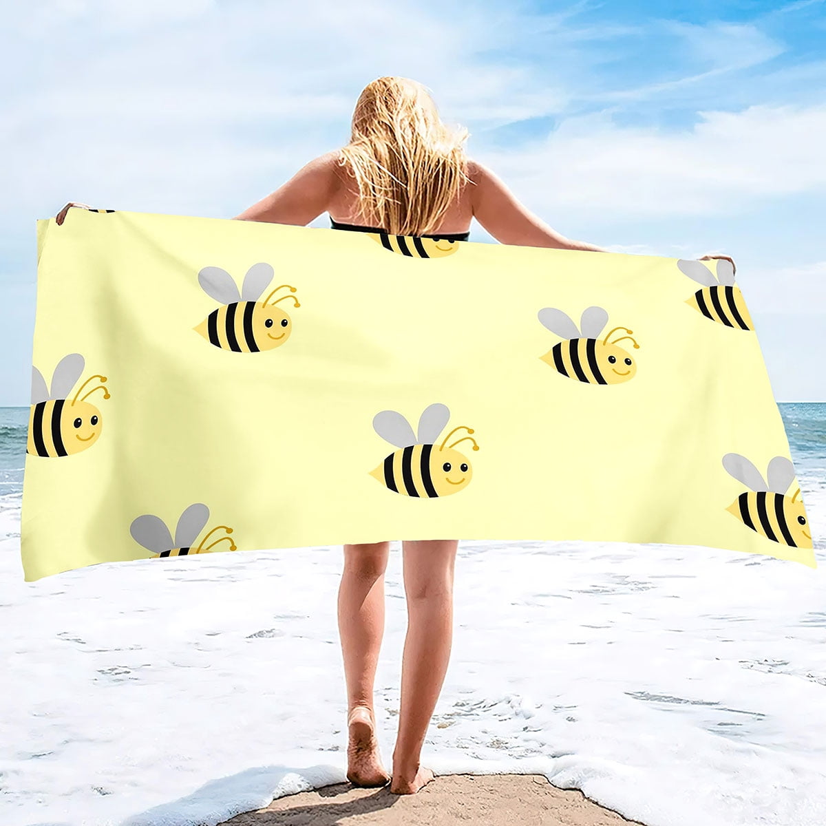 Beach Towel Soft Bath Towels QuickDry Towel Highly Absorbent Guest