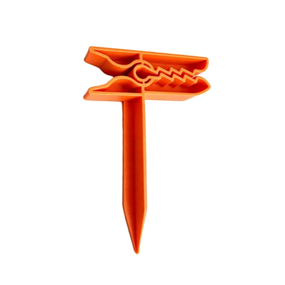 Beach Towel Stakes Windproof Picnic Mat Clips Picnic/beach Blanket Fastener Pegs Multifunctional Beaches Camping Accessory (Orange)
