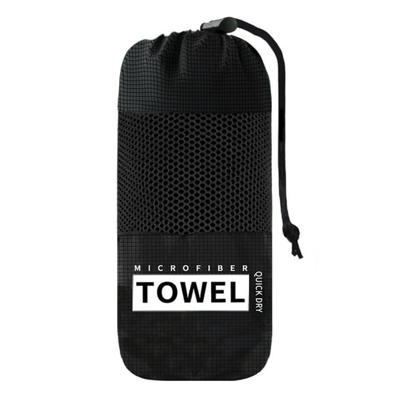 Beach Towel Storage Bag Outdoor Breathable Mesh Drawstring Pouch Organizer for Wet and Dry Items Portable Storage Solution