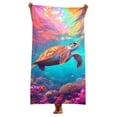 thumbnail image 1 of Beach Towels $15 & under. Sentuca Summer Beach Towels for Kids, Lightweight Hawaiian Bath Towel 29 x 59 Inch, 1 of 8