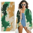 thumbnail image 1 of Beach Towels  Camping, Picnic, Yoga Gym Sports Green, 1 of 8