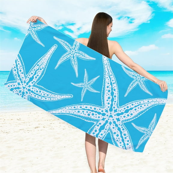 Beach Towels Clearance Under $5! LSLJS Bath Towels, Beach Towel Oversized Soft Quick Dry Swimming for Travel Camping Beach Accessories Vacation Essential Gift, Beach Rssentials