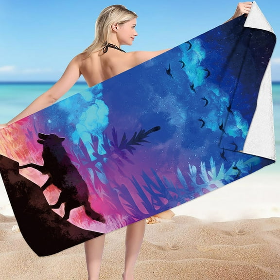 Beach Towels Clearance! LSLJS Bath Towels, Beach Towel Oversized Soft Quick Dry Swimming for Travel Camping Beach Accessories Vacation Essential Gift, Beach Rssentials