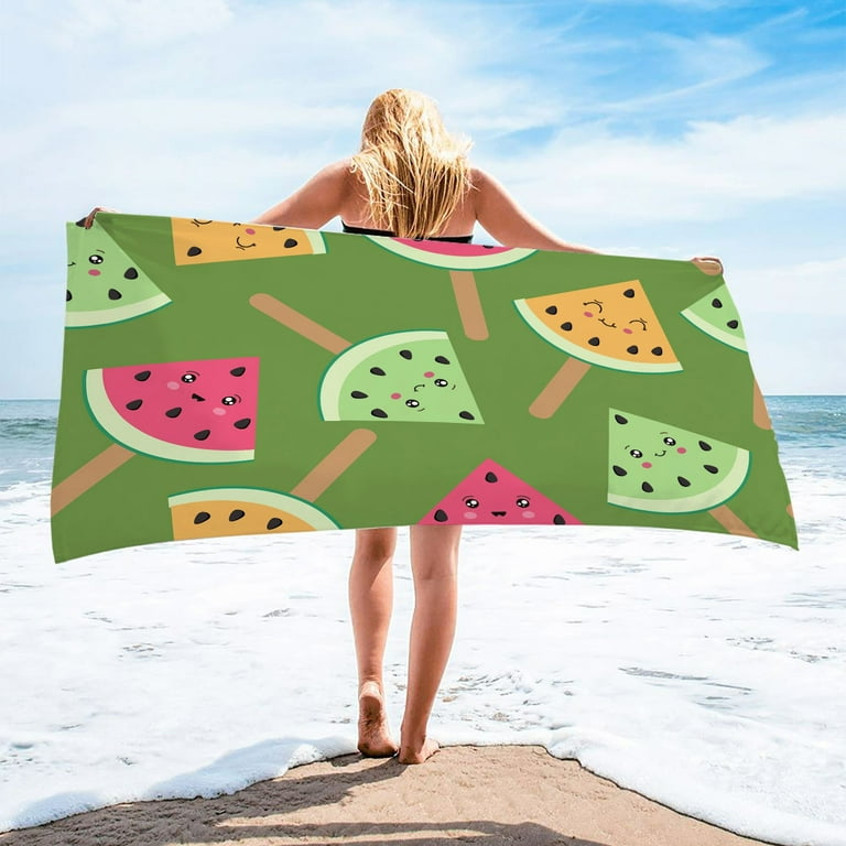 Beach Towels Clearance Under 5 LSLJS Bath Towels Beach Towel Oversized Soft Quick Dry Swimming for Travel Camping Beach Accessories Vacation Essential Gift Beach Rssentials Walmart