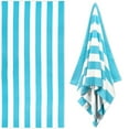thumbnail image 1 of Beach Towels Cozival 100% Cotton Beach Towel, 40X80 Inches Extra Large Plush And Thick Striped Pool Towel for Swimming, Yoga, Or Sunbathing, Quick-Dry And Highly Absorbent for All, C, 1 of 9