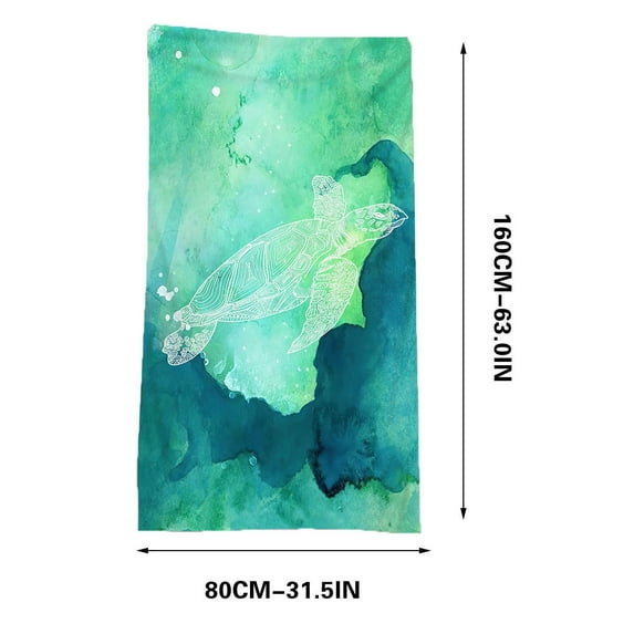 Beach Towels Fashion Pattern Microfiber Cloth Beach Towel Bath Towel Seaside Sitting Blanket Shawl Sweat Towel on Clearance