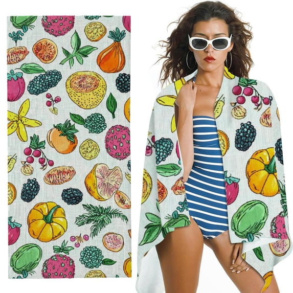 Beach Towels Girl BathTowels for Bathing Swimming Vacation Quick Dry Travel Towel for Women Girls Men Kids Adults 