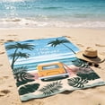 thumbnail image 1 of Beach Towels, Lightweight Premium Soft Towel, Highly Absorbent, Sand Free Quick Drying, Beach Essentials for Bath Pool Holiday Travel Cruise Pool and Beach Gift for Mom Girlfriend Men, 1 of 5