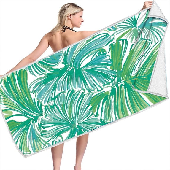 Beach Towels Oversized 59x29 Inch Striped Large Quick Dry Sand Free Microfiber Travel Towel Absorbent Lightweight for Adults Men Women Swimming Pool Camping