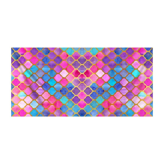 Beach Towels Oversized Quick Dry,Summer Bold &Bright Beach Towels,Microfiber Beach Towel Super Lightweight Colorful Bath Towel Sandproof Beach Blanket Multi-Purpose Towel for Travel Swimming Pool