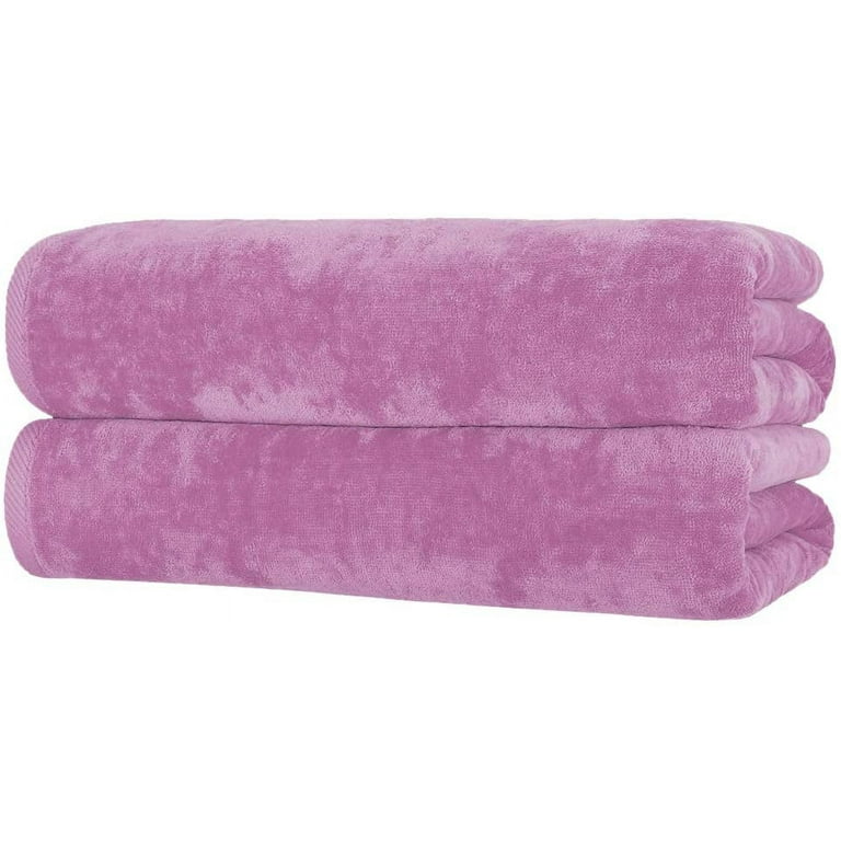 Beach Towels Terry Velour 30x60 2 Pack Lavender PMS 2563 C 11.0 Lbs per Doz 100 Cotton Walmart