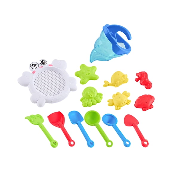 Beach Toy Set - Outdoor Play Sand Toys for Beach, Pool, and Backyard - Fun Summer Activity for Toddlers and Children, Version A
