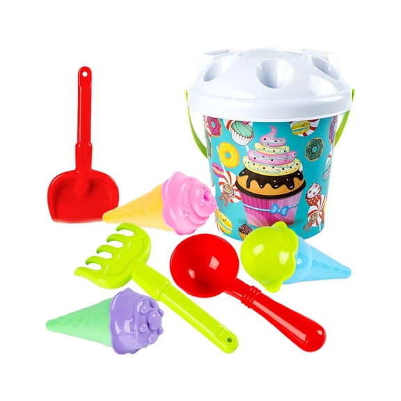 Beach Toys, 11-16 Piece Sand Toys Set Kids Sandbox Toys, Includes Water Wheel Beach Tool Kit Bucket Watering Can Molds with Mesh Bag for Travel