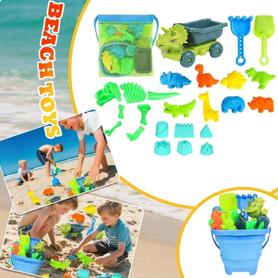 Beach Toys, 26 Pcs Sand Toys, Sandbox Toys , Sand Castle Toys Kit